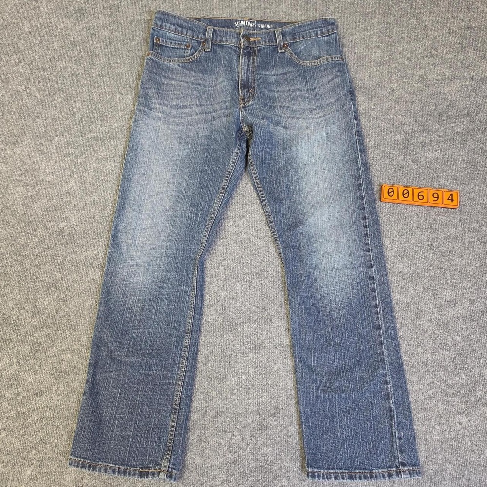 Levi's Signature Straight Blue Denim Jeans 34x30